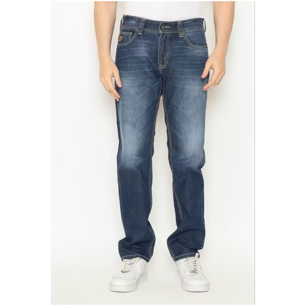 Celana Jeans Panjang Pria Biru Dongker Lois Jeans CFL117C