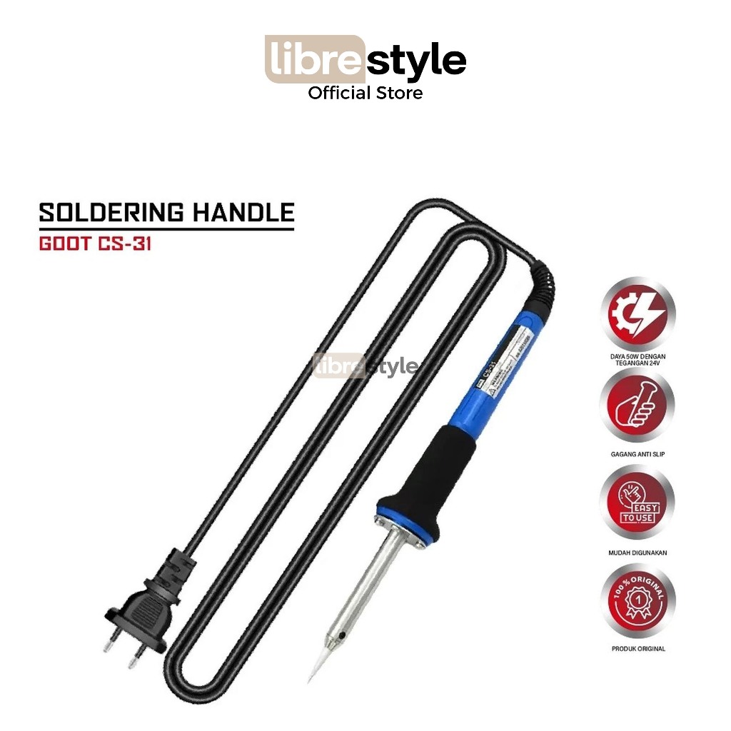 Solder ORI GOOT CS-31 - SOLDER TANGAN GOOT ORIGINAL CS31 25WATT