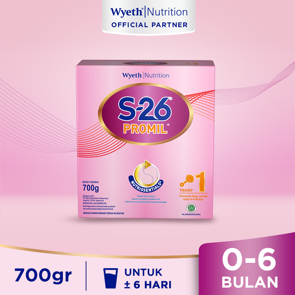 S-26 Promil Tahap 1 - Susu Bayi Usia 0 - 6 Bulan