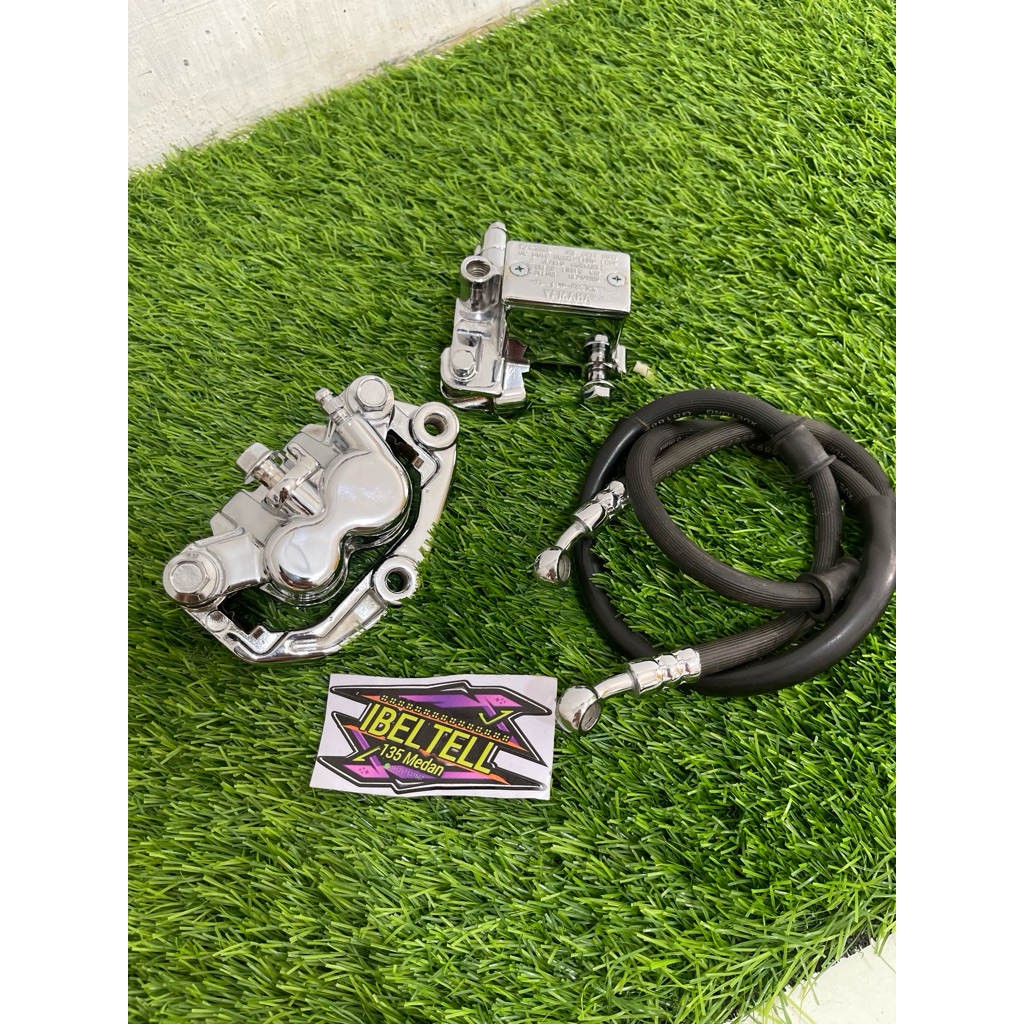 KALIPER RX KING/PENGERIMAN DEPAN SET RX KING ORIGINAL CHROME