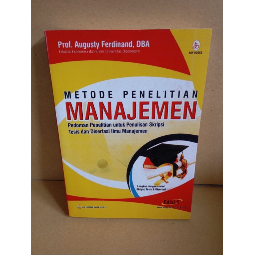 BUKU METODE PENELITIAN MANAJEMEN - PROF. AUGUSTY FERDINAND