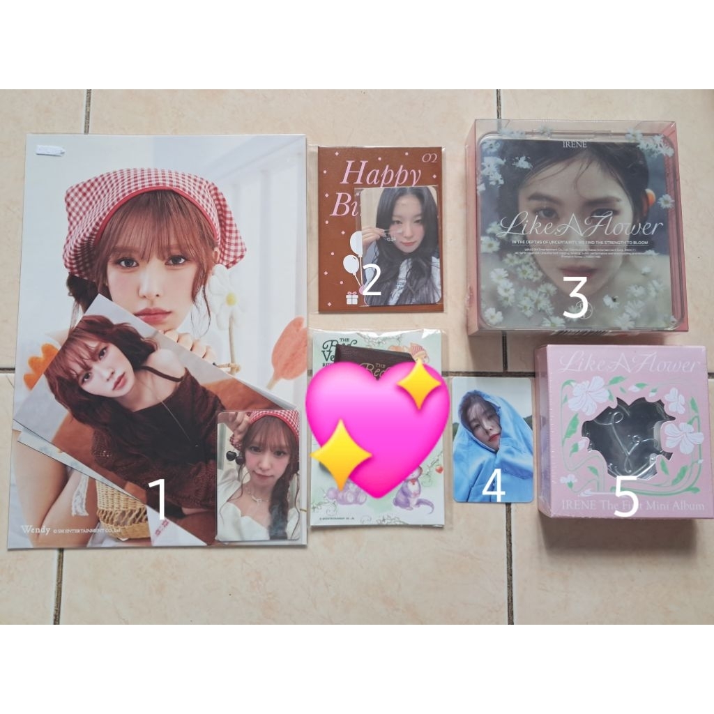 (READY INA) Sealed Album & MD Red Velvet Irene Seulgi Wendy PC Season's Greeting 2026 Set Official