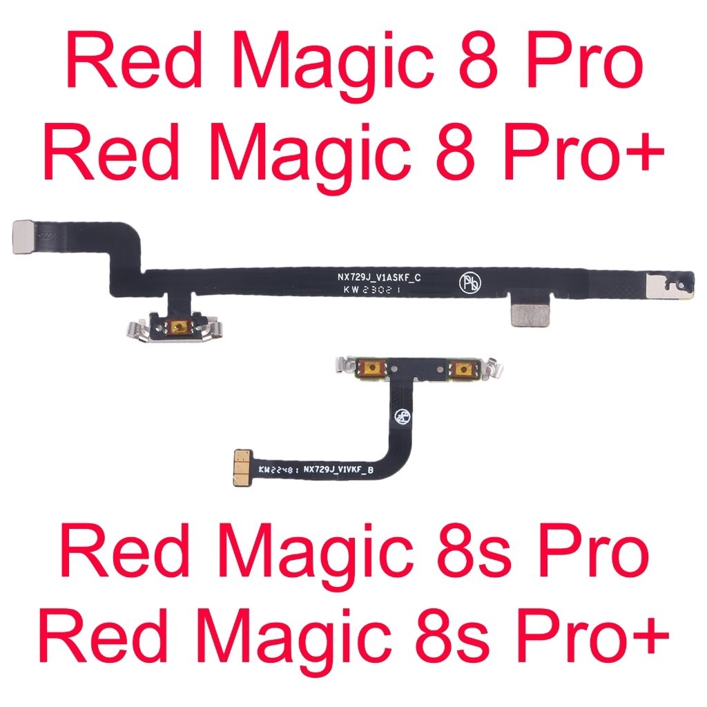 Flexibel On off - Volume - Nubia Red Magic 8 Pro NX729J / Nubia Red Magic 8 Pro+ / Nubia Red Magic 8
