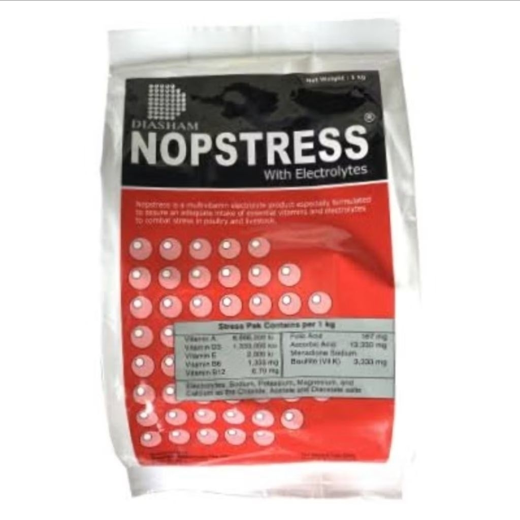 Nopstress 1 Kg( isi 10 pcs @100gram) Anti Stress Ayam Pedaging/Petelur