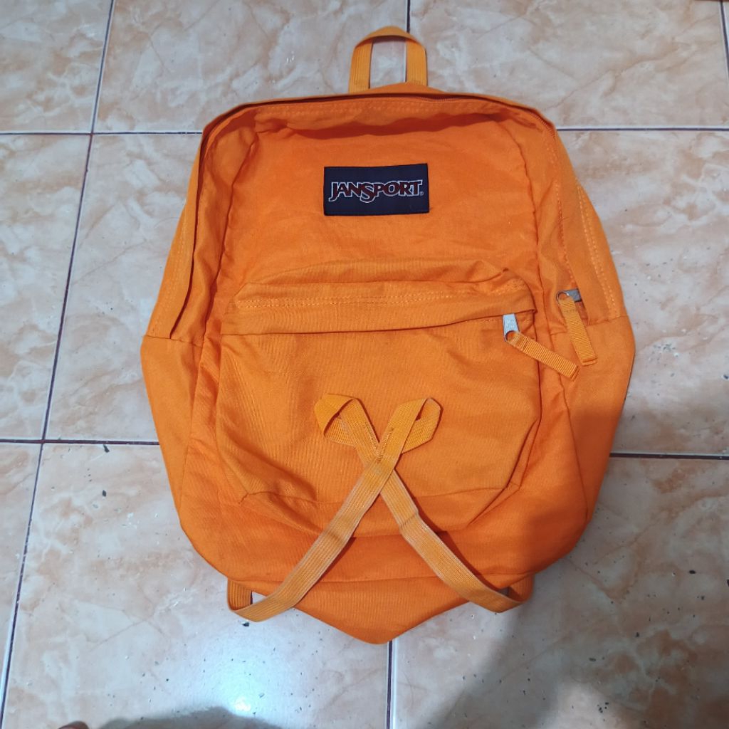 Tas jansport polos warna oren