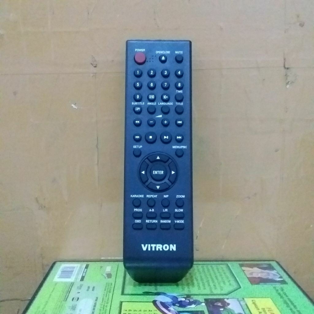 REMOTE DVD PLAYER KARAOKE VITRON ORIGINAL
