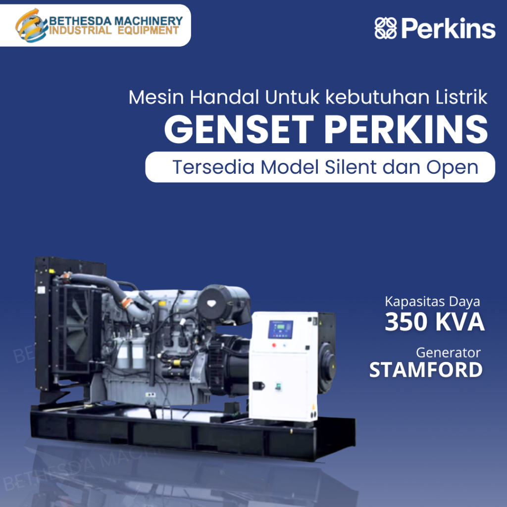 Genset 350 Kva Silent Stamford Perkins 350 Kva 3 Phase