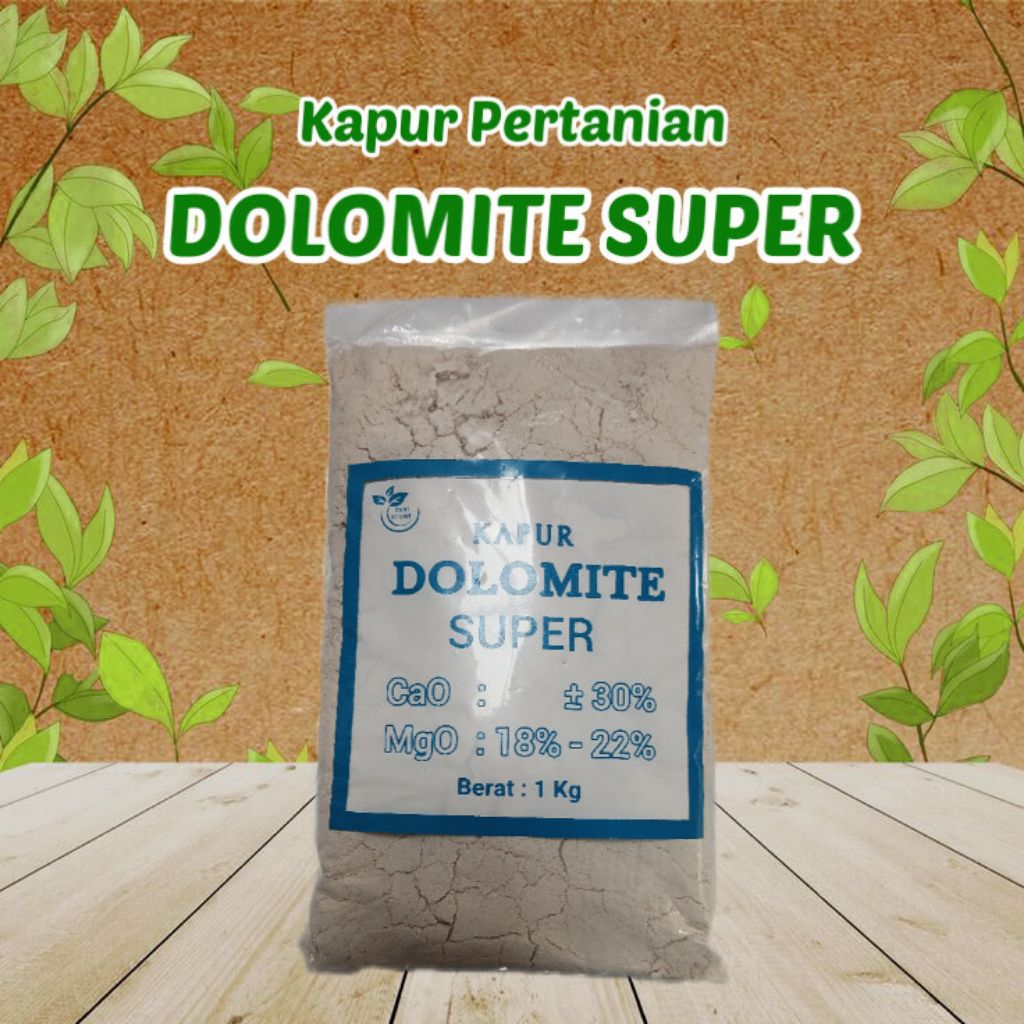 1 kg KAPUR DOLOMIT_kapur pertanian_penetral kolam ikan