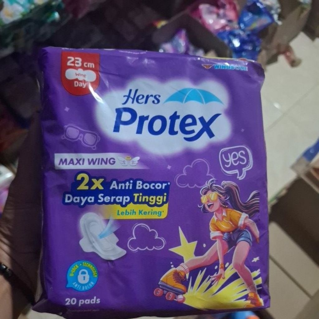 Hers Protex Ungu Maxi wing 20pads