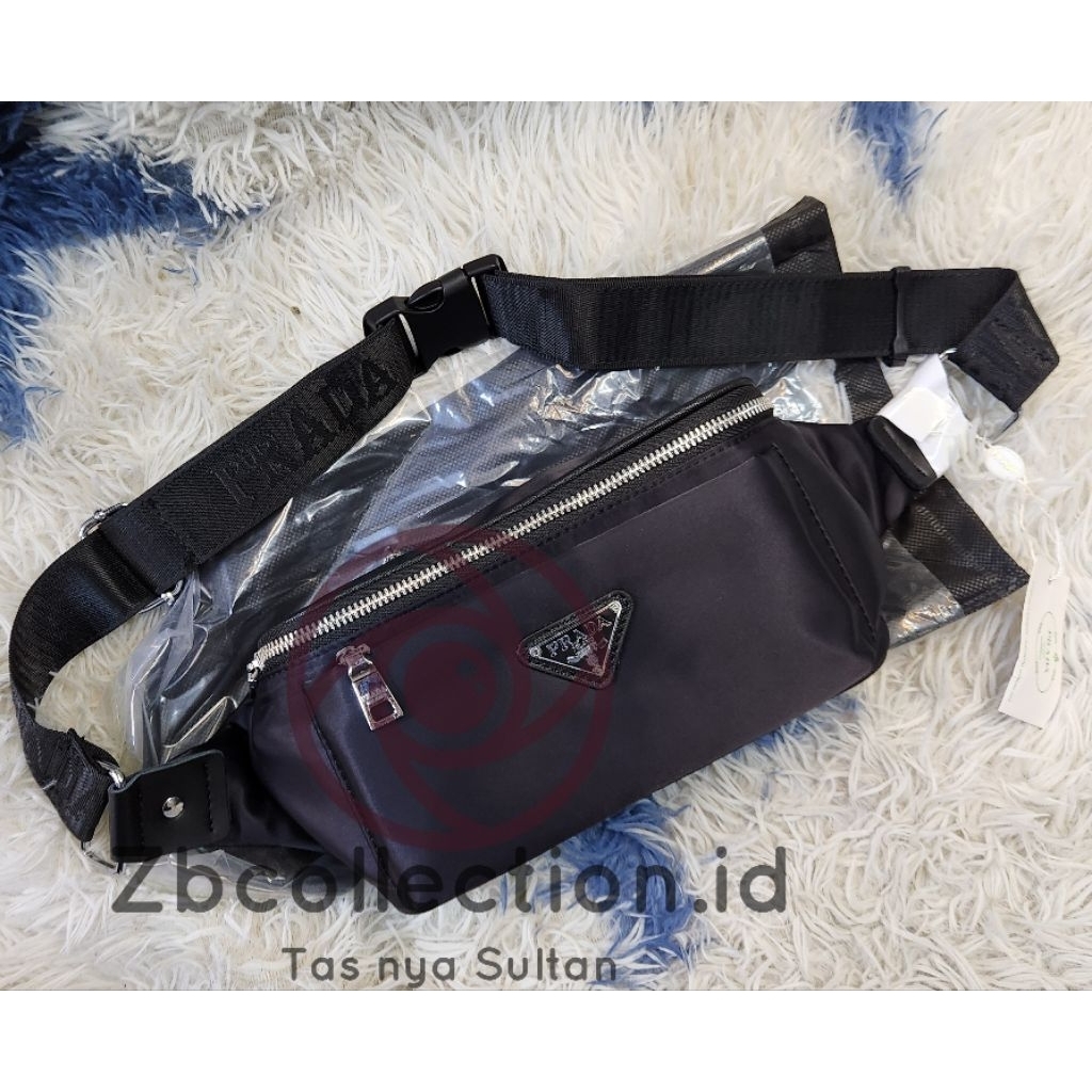 Tas Pinggang Pria Tas Santai Prada Nylon Belt Import Quality