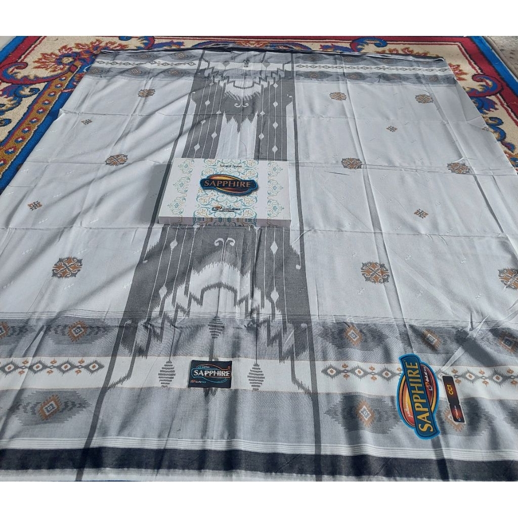 Sarung sapphire Songket kembang STK,SDK,CCT Original Terbaru