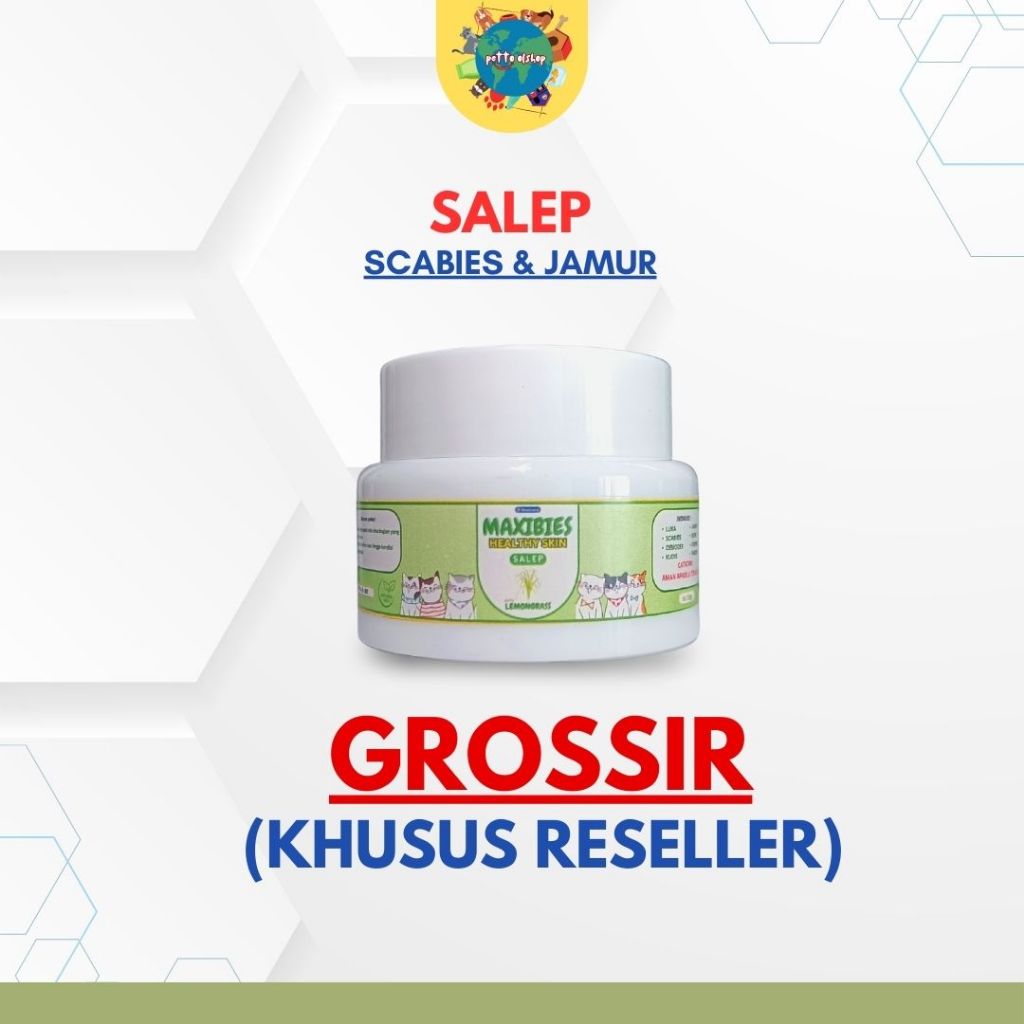 GROSSIR RESELLER Salep Scabies Jamur Kucing Anjing Aman Terjilat