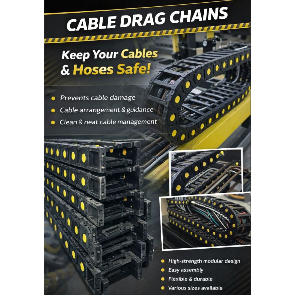Cable Drag Chain carrier 35x200x1Meter Drag Chain