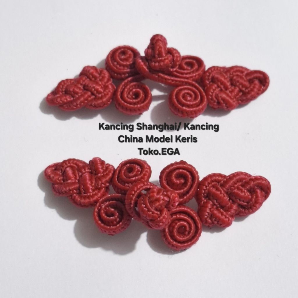 Kamcing Cina / Kancing Shanghai / Kancing China Model Keris