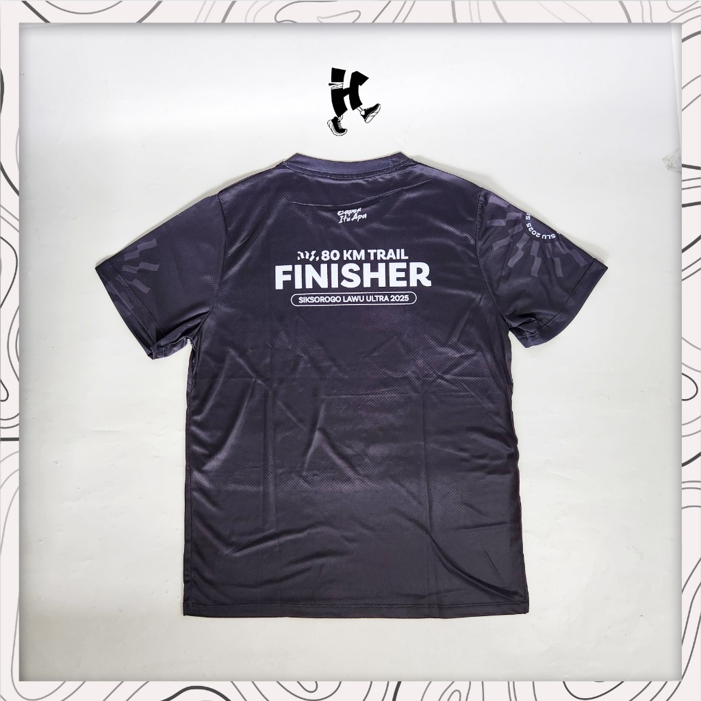 Jersey Finisher SLU 2025 ( Pakaian Olahraga Lari & trail run untuk Pria Wanita) Collector Item