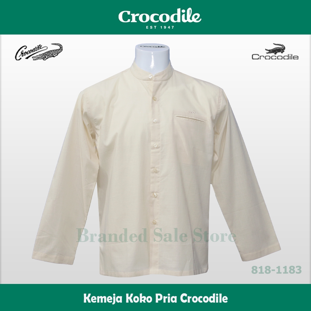 Baju Koko Crocodile / Kemeja Muslim Pria Modern Lengan Panjang Crocodile 818-1183-30