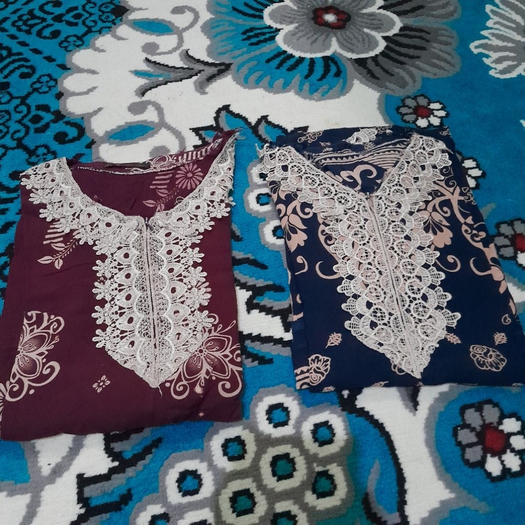 OBRAL MURAH PRELOVED DASTER BEKAS DASTER BAHAN RAYON DASTER RENDA DASTER MOTIF DASTER MIDI DASTER WA
