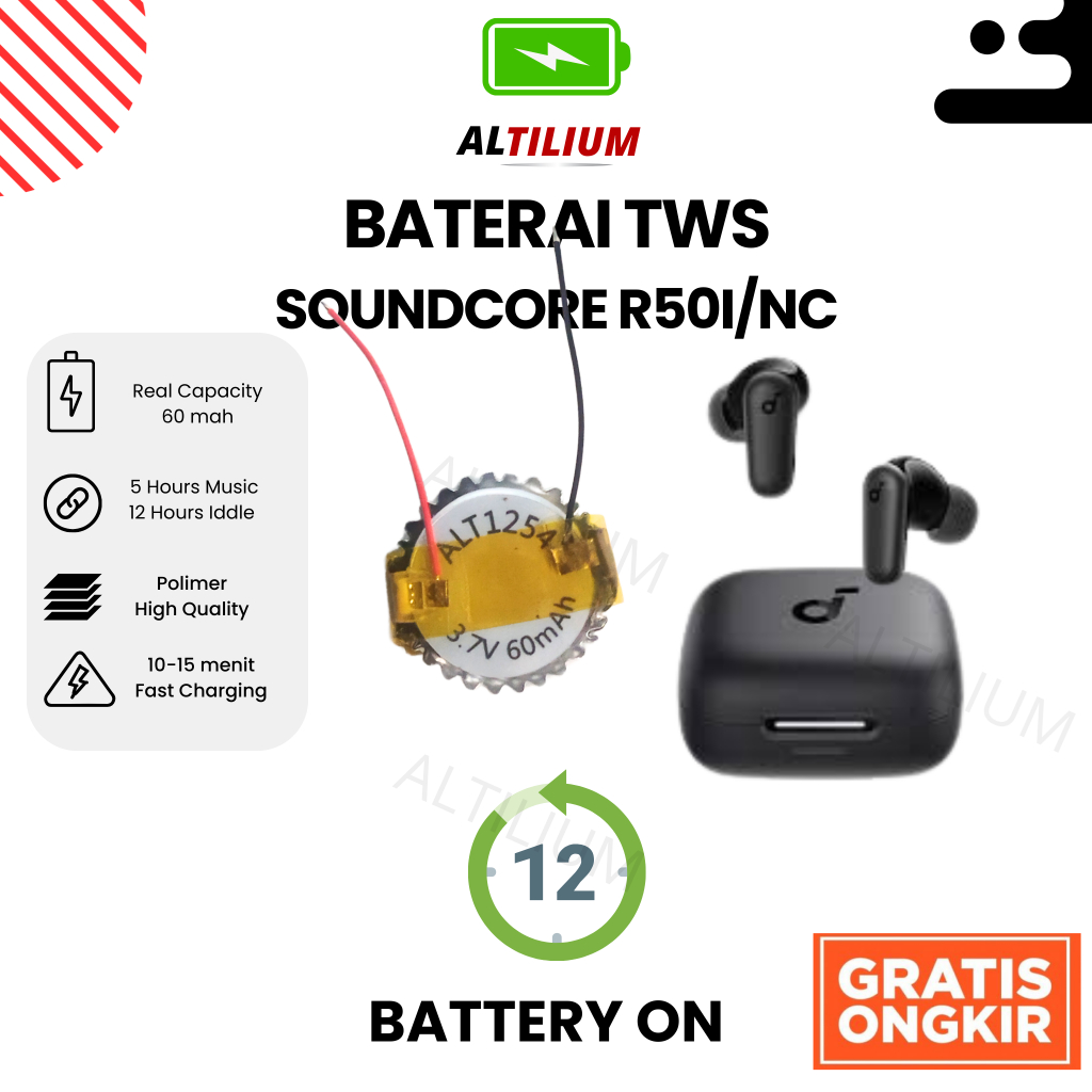 Baterai TWS Soundcore R50i R50i NC Anker