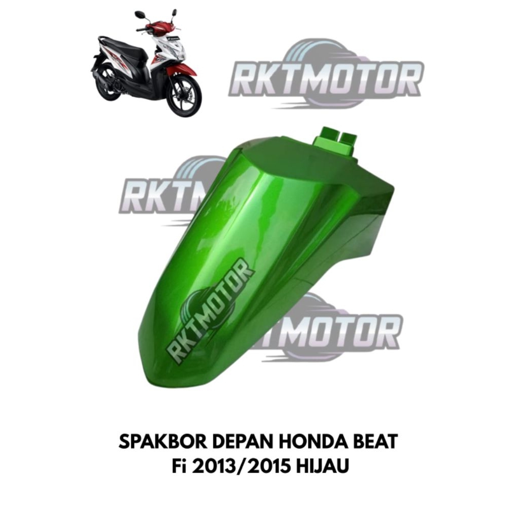 SPAKBOR DEPAN HONDA BEAT FI 2013/2015 HIJAU // SPAKBOR DEPAN BEAT FI