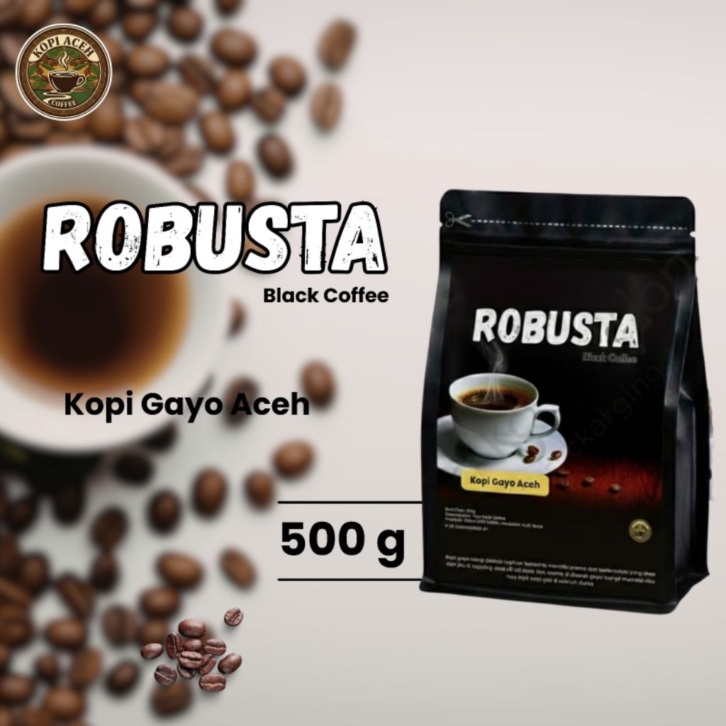kopi robusta gayo aceh kopi bubuk halus 500g/kopi aceh/kopi gayo/kopi bubuk/gayo wine/kopi robusta