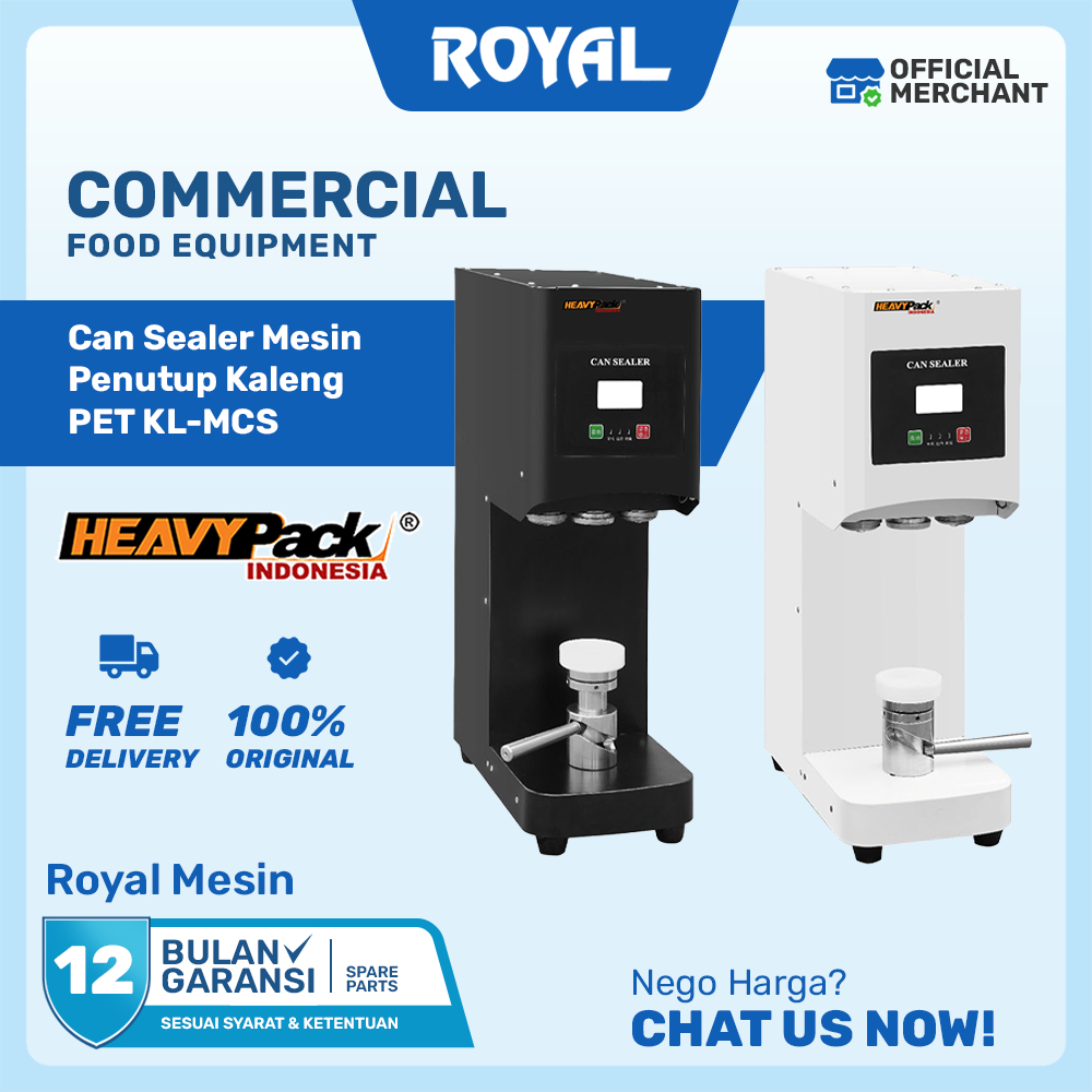 Can Sealer Mesin Penutup Kaleng PET Tin Can KL-MCS HEAVYPACK