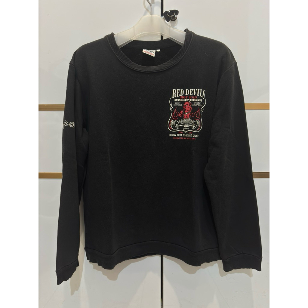 Crewneck baju lengan panjang Ted Man Company vintage