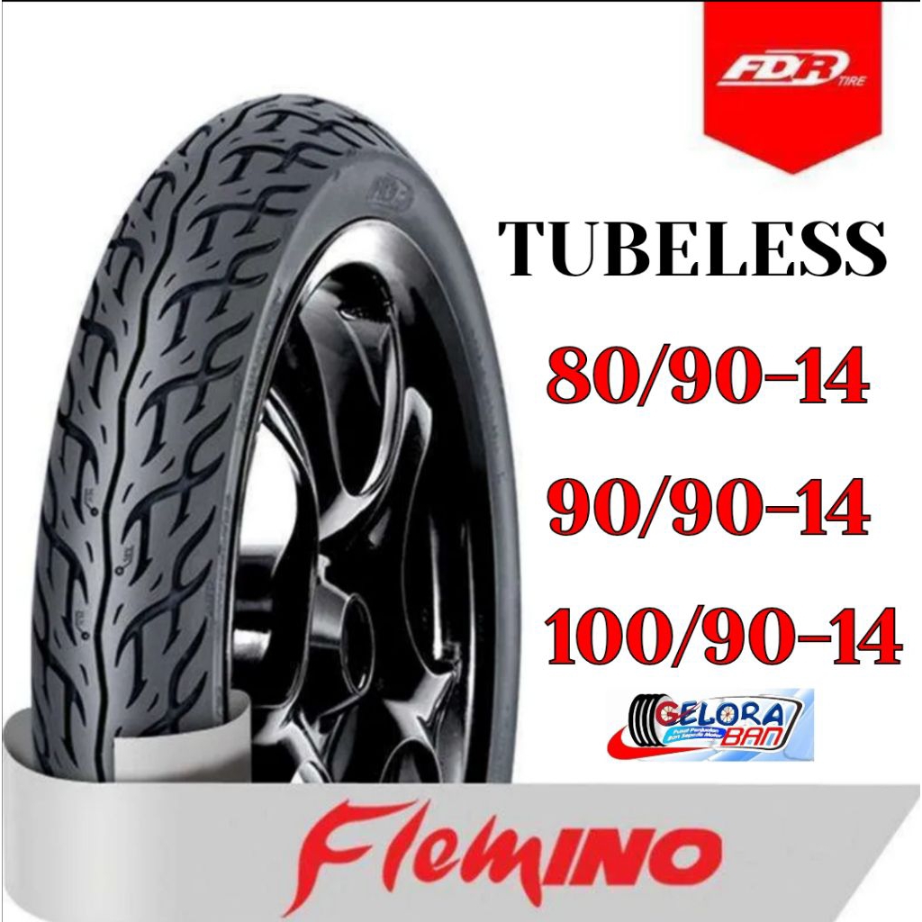 Ban Matic Tubeless FDR Flemino 80/90-14 90/90-14 100/90-14 ban FDR 90/90-14 ban tubles 80/90-14 ban 
