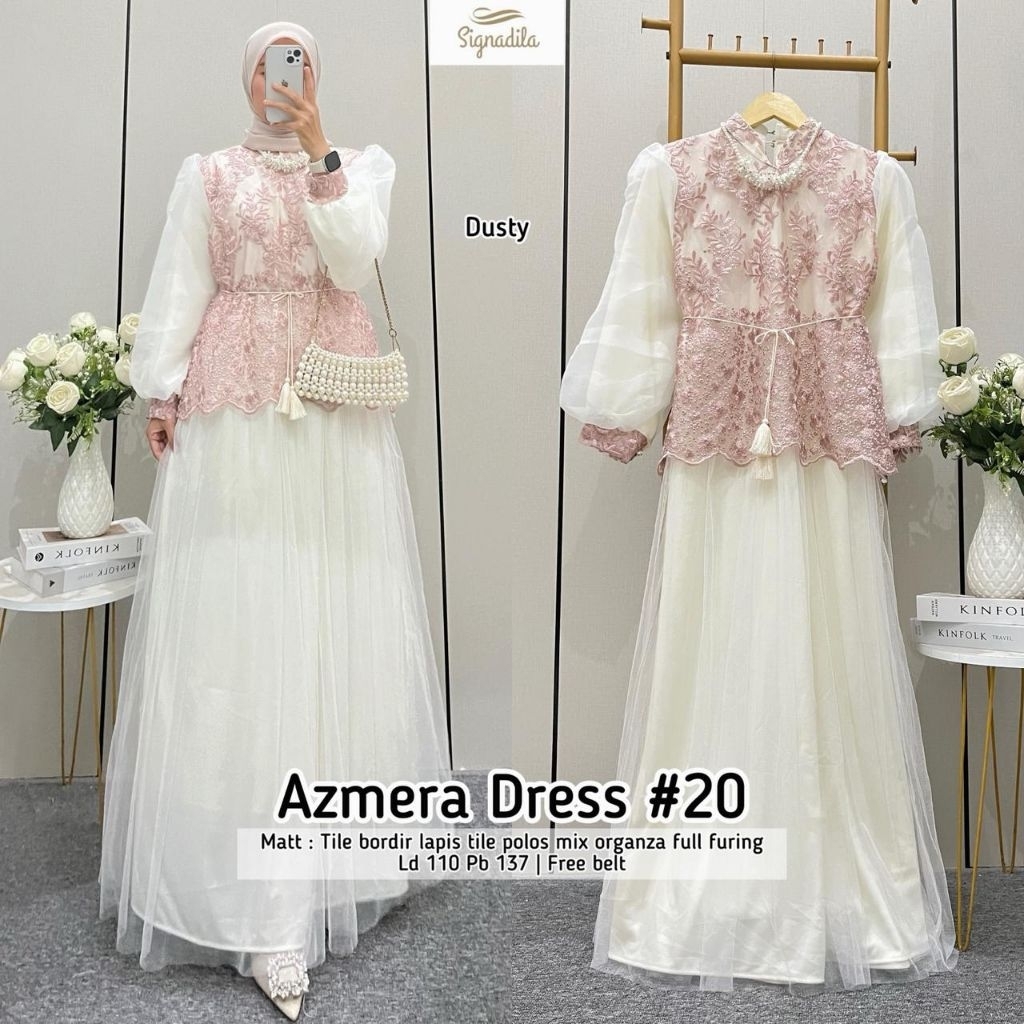 HAFIZA KEYFARA CLARABEL KANZA YUVIKA AZMERA HUMAIRA MAHEA DRESS ORIGINAL BY SIGNADILA ANY gamis baju