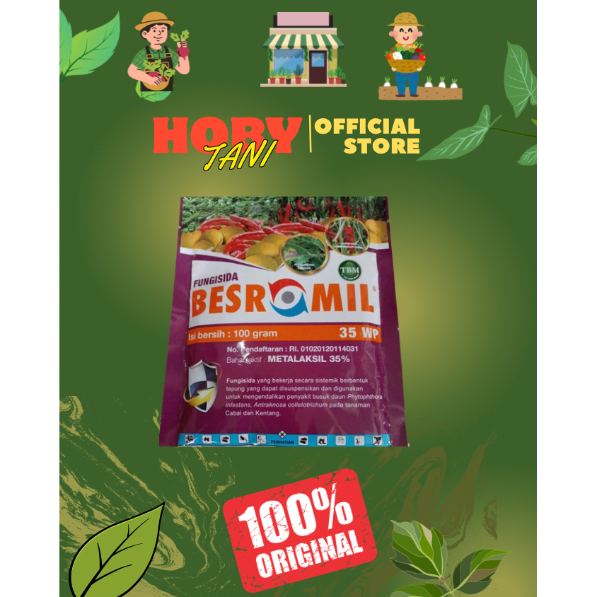 Fungisida Besromil 35WP 100gr