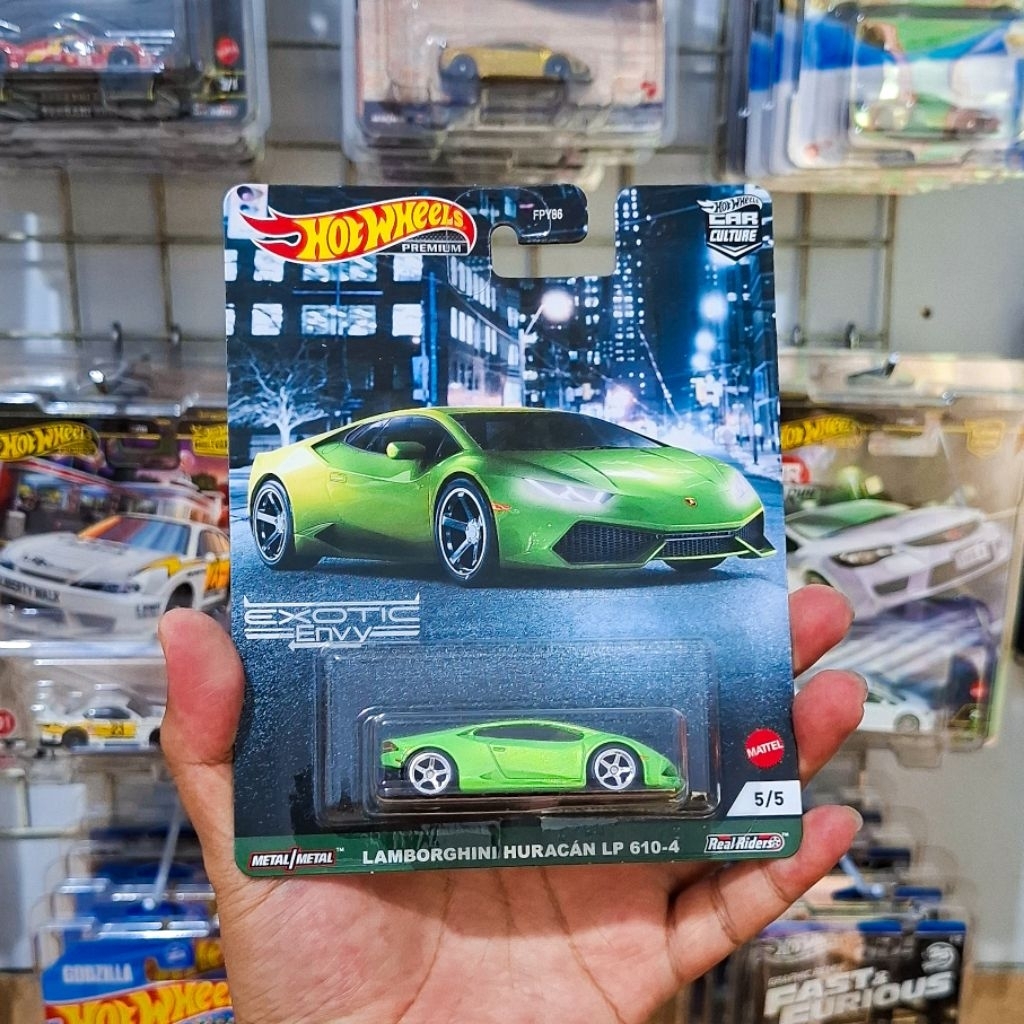 Hot Wheels Premium Exotic Envy Lamborghini Huracan