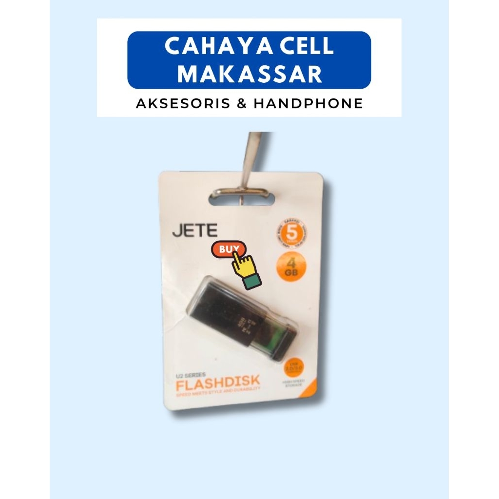 flashdisk 4GB FD 4GB hitam JETE