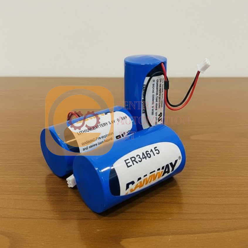 Battery Baterai Lithium Ramway PLC ER34615 3.6V D 19Ah Cable Plug