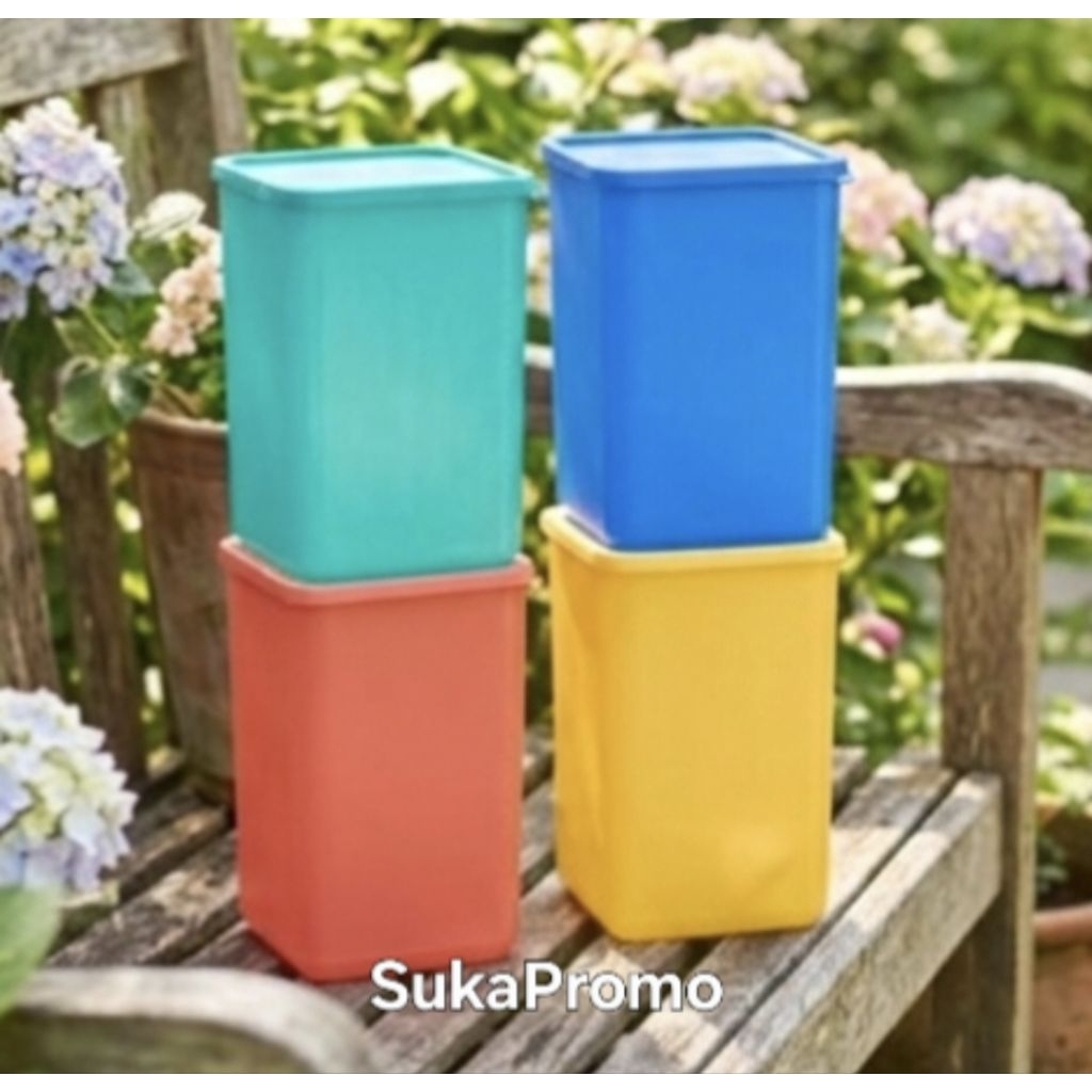Promo Tupperware Tupp Summer Fresh 1pc 2.2L ecer Satuan 2.2Liter Tall Square Round 1Pc Toples plasti