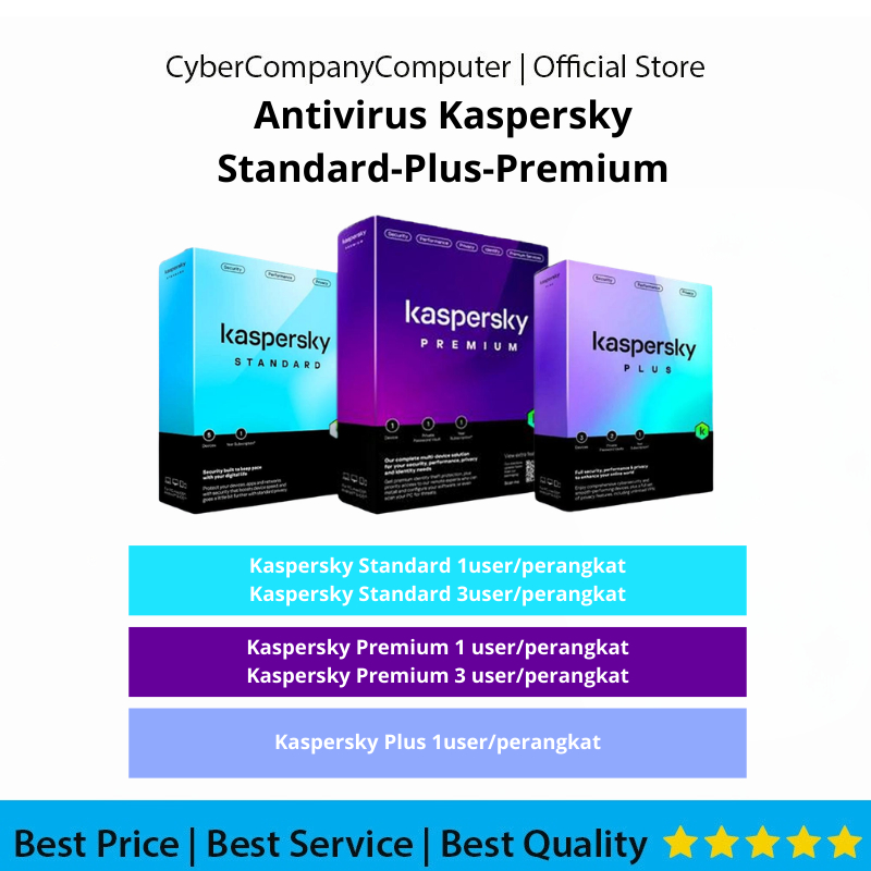Antivirus Original Kaspersky Standard/Kaspersky Plus/Kaspersky Premium - Kaspersky Antivirus 1/3 Dev