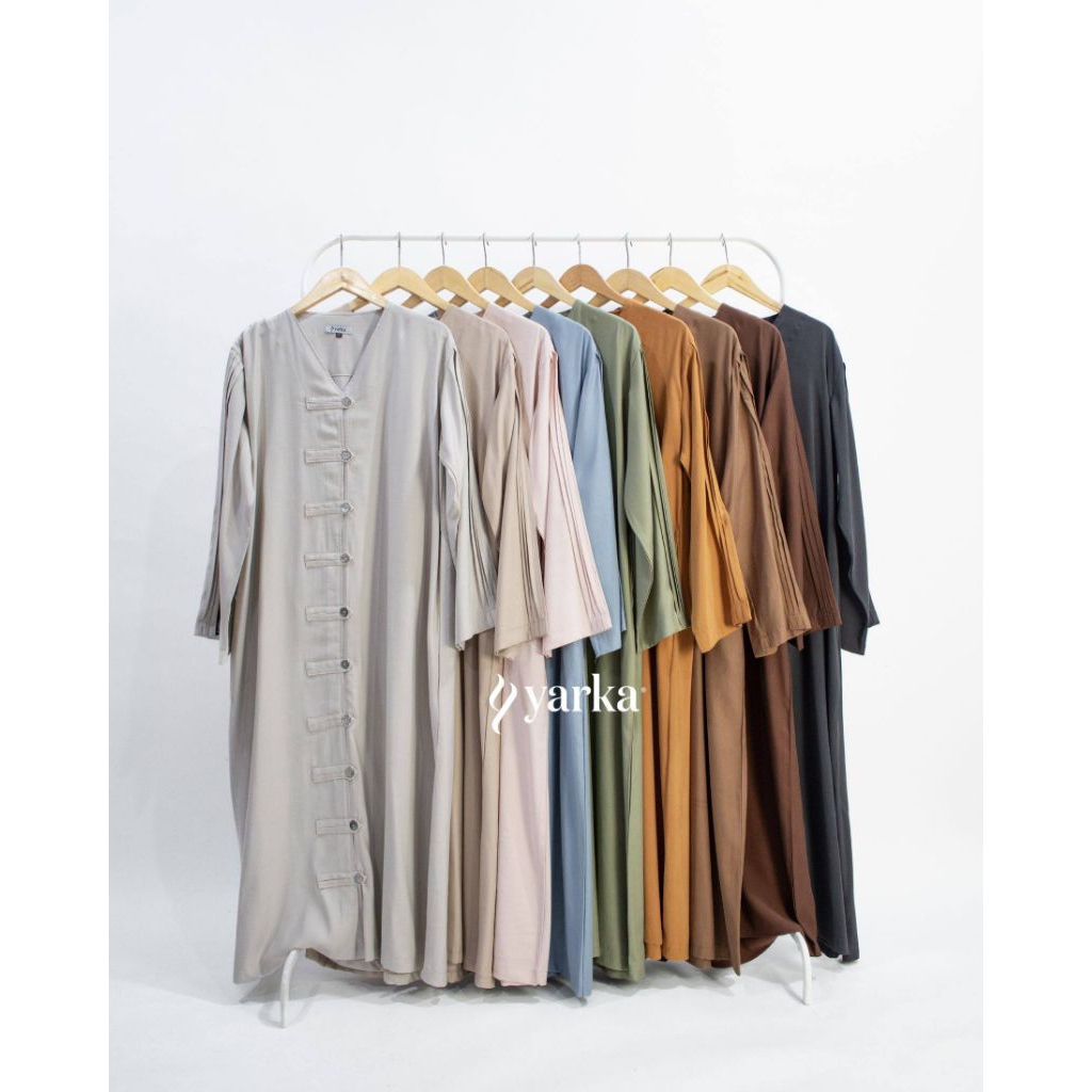 ZEN ABAYA COTTONBLENDED SANDWASH YARKA INDONESIA