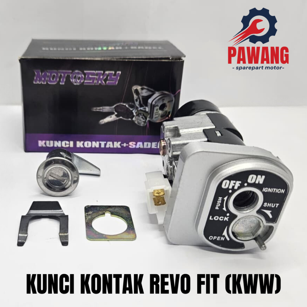 Kunci Kontak Assy Revo Fit KWW - Kunci Kontak Set Revo Fit Motosky