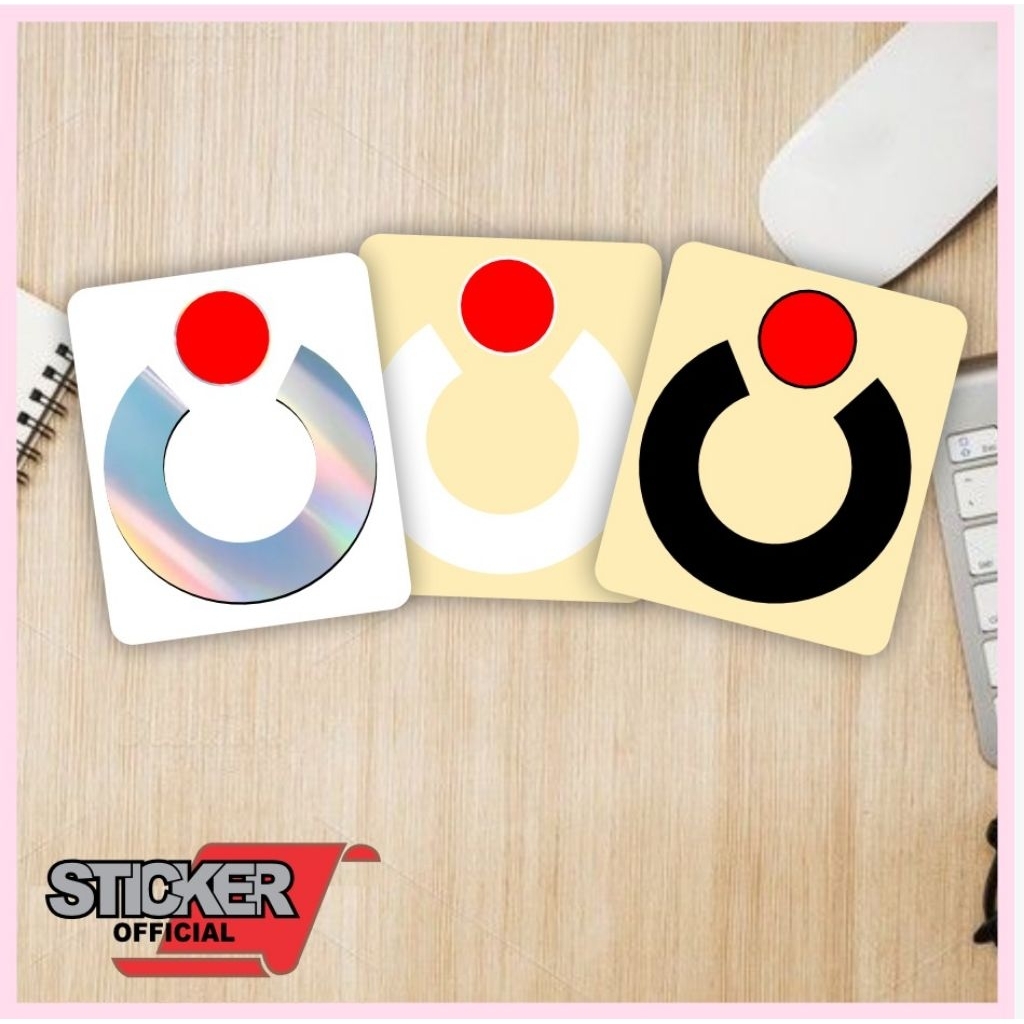 sticker logo nun, cak nun, cutting stiker bahan reflektive, stiker hp, motor, mobil