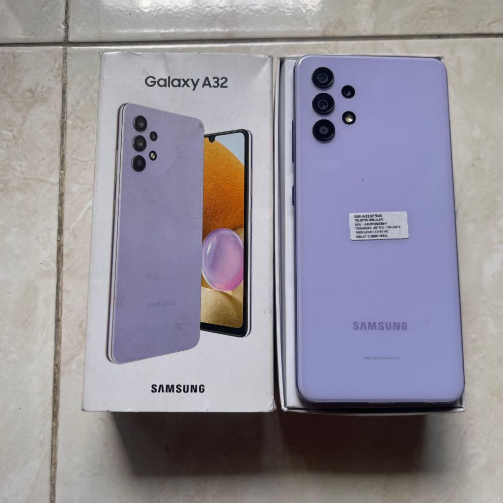 Handphone Second Samsung A32 4G Mulus Fullset