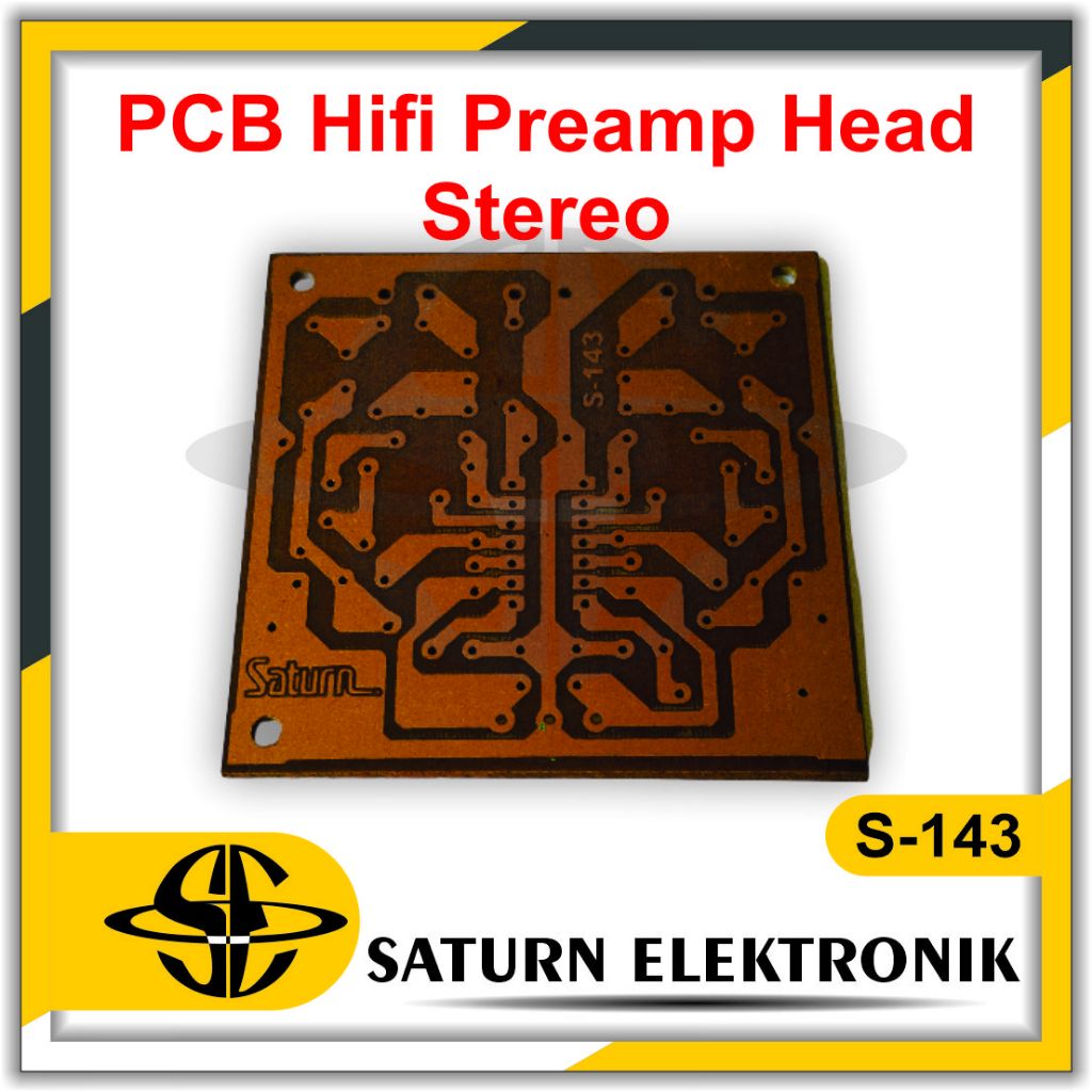 PCB Hifi Preamp Head Stereo S-143