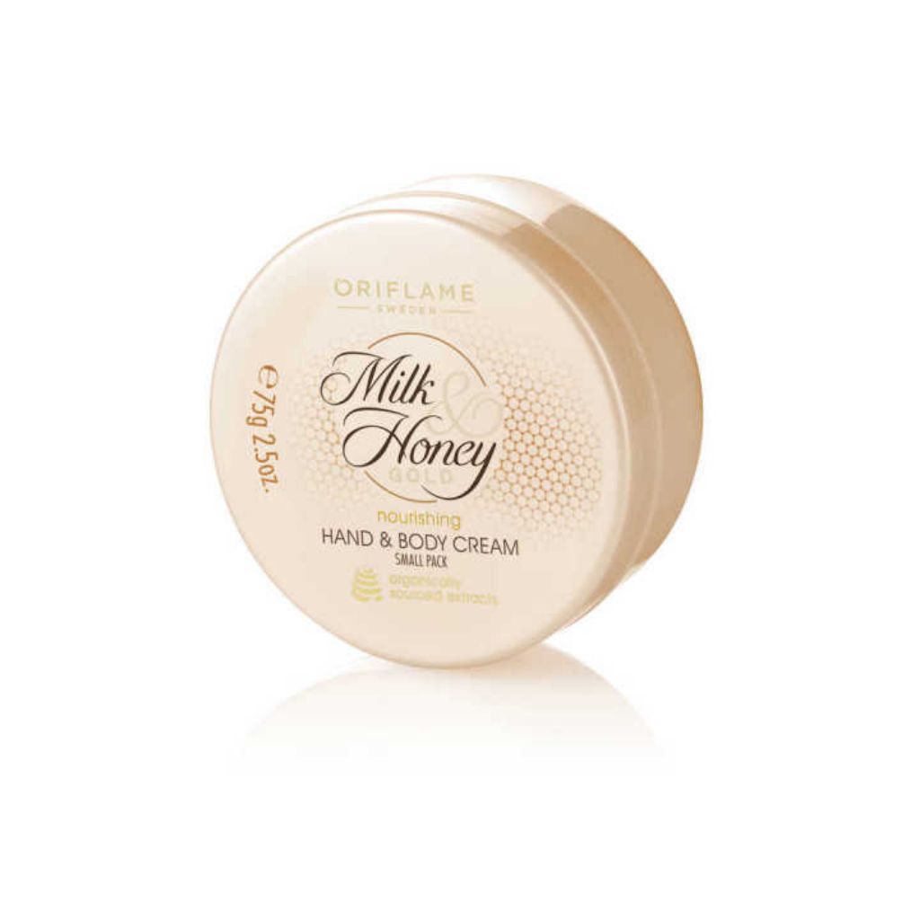 Milk & Honey Gold Nourishing Hand & Body Cream Small Pack 75gr Oriflame