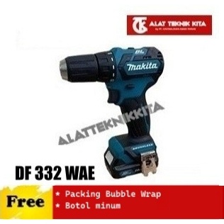 MAKITA DF332DWAE mesin bor tangan baterai DF 332 DWAE cordless dril