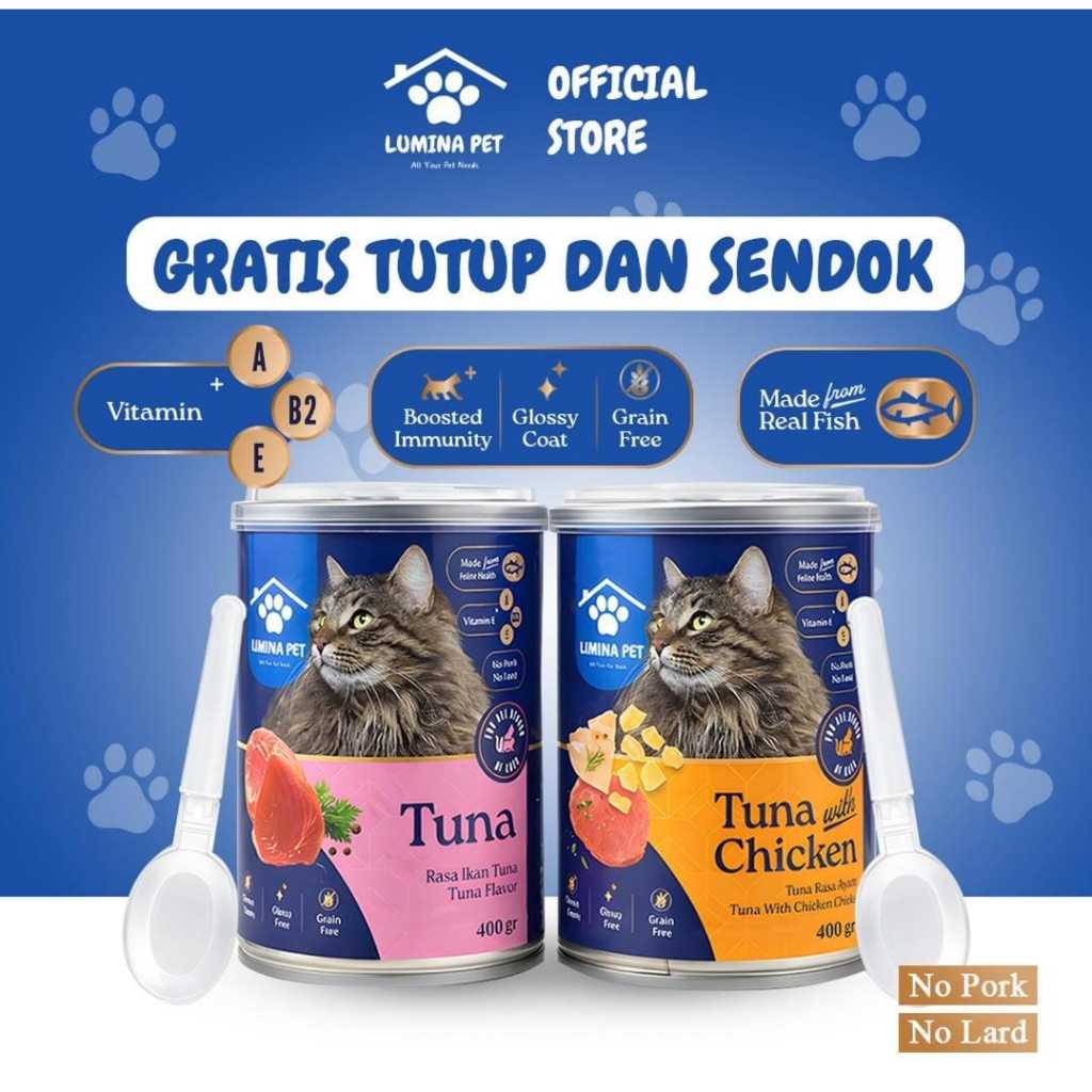 Lumina Pet - 400g Grain Free Cat Wet Food Makanan Basah Kucing