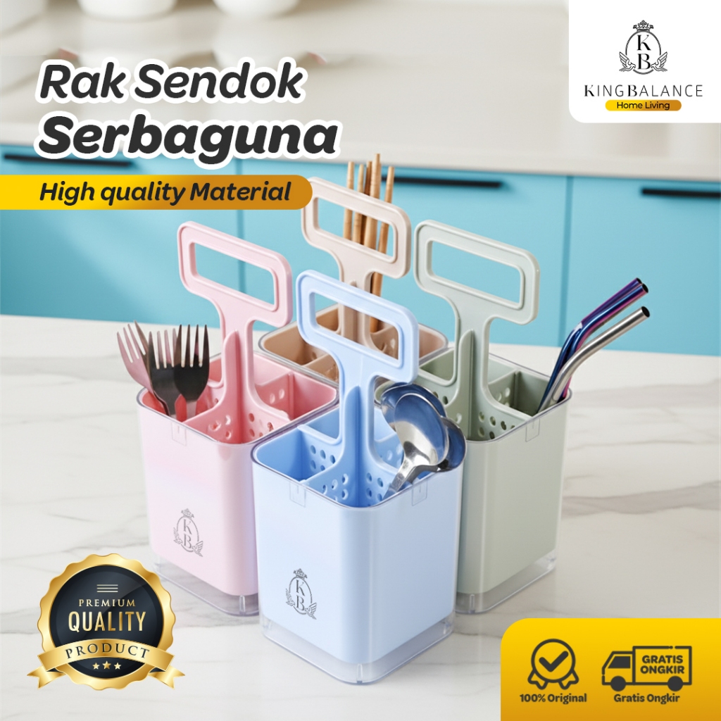 Rak Sendok Plastik Keluarga