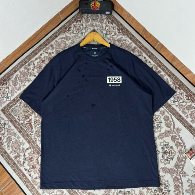 Tshirt Snow Peak Navy Second