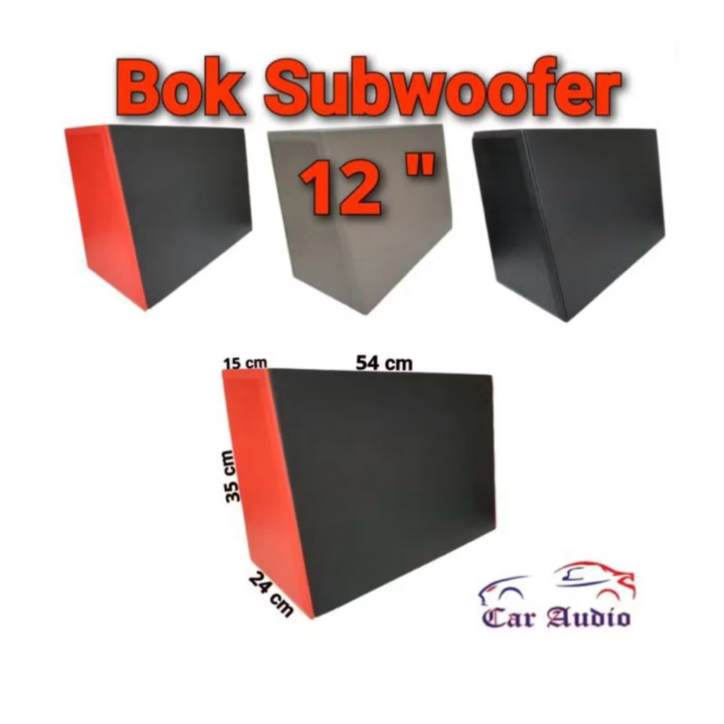 BOK SUBWOOFER 12 INCH BOX SUB 12” BOX SUBWOOFER 12 INCH
