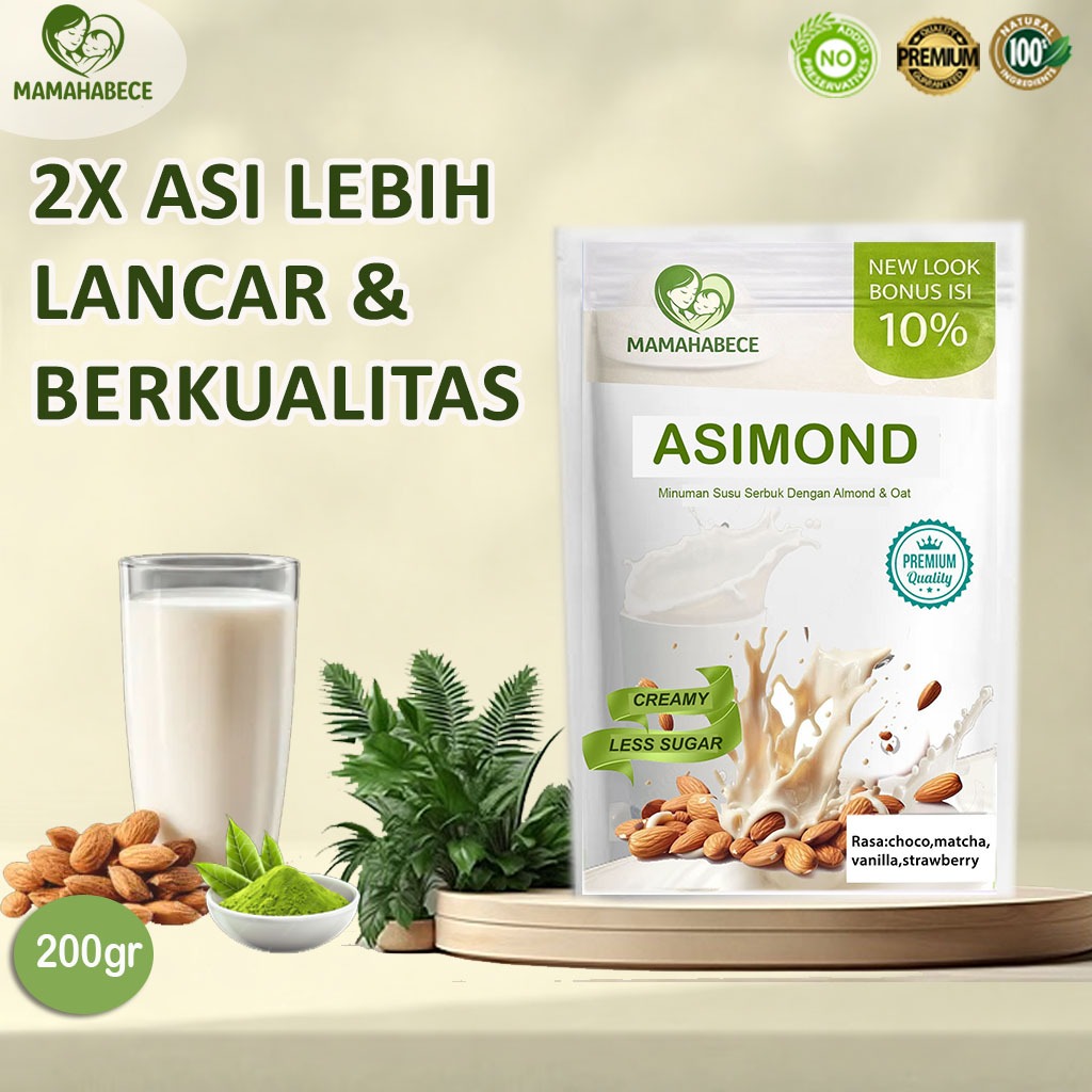 Susu Asi Booster Menyusui Susu Menyusui Almond Asi Booster Menyusui Pelancar Asi Boster Susu Pelanca