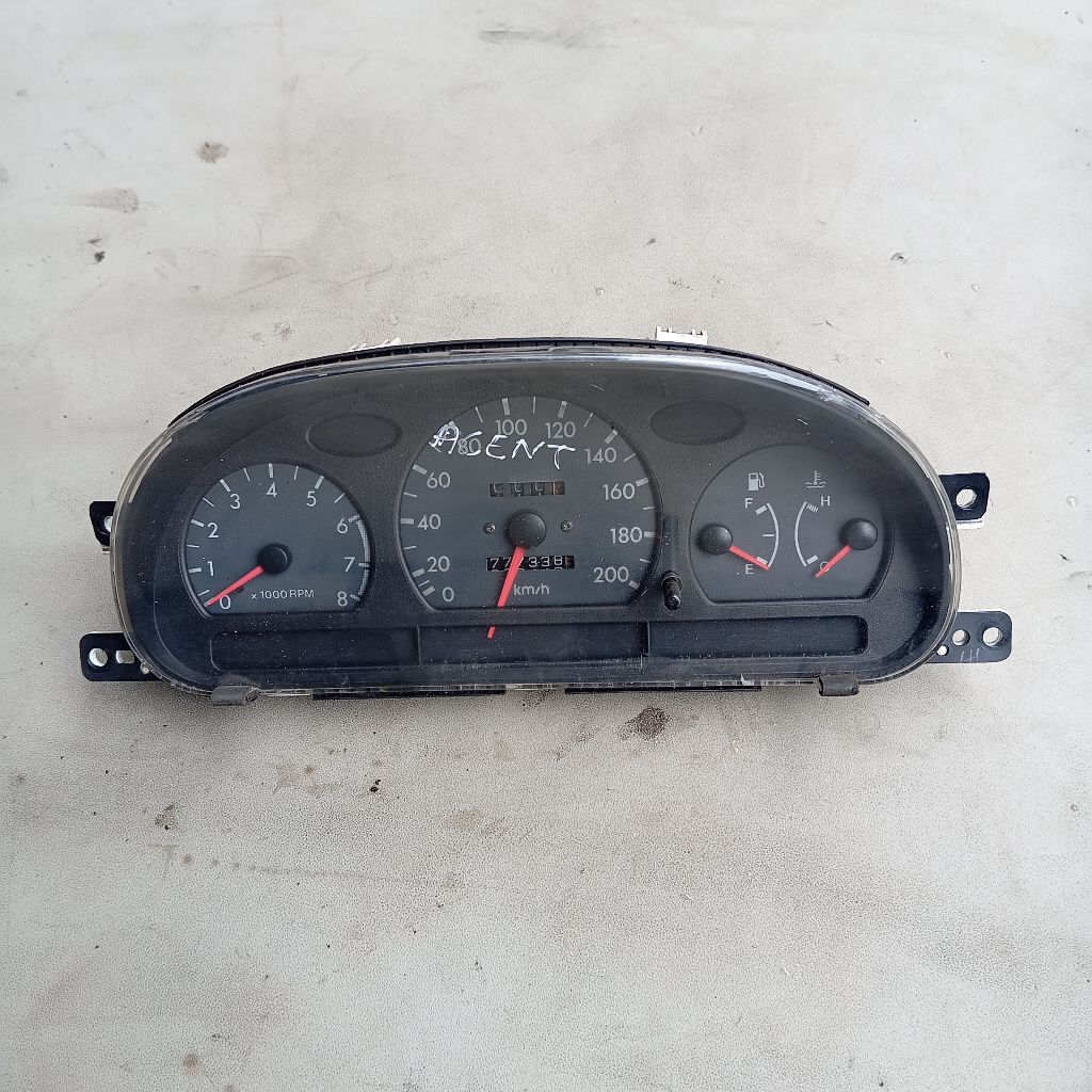 Speedometer hyundai accent manual