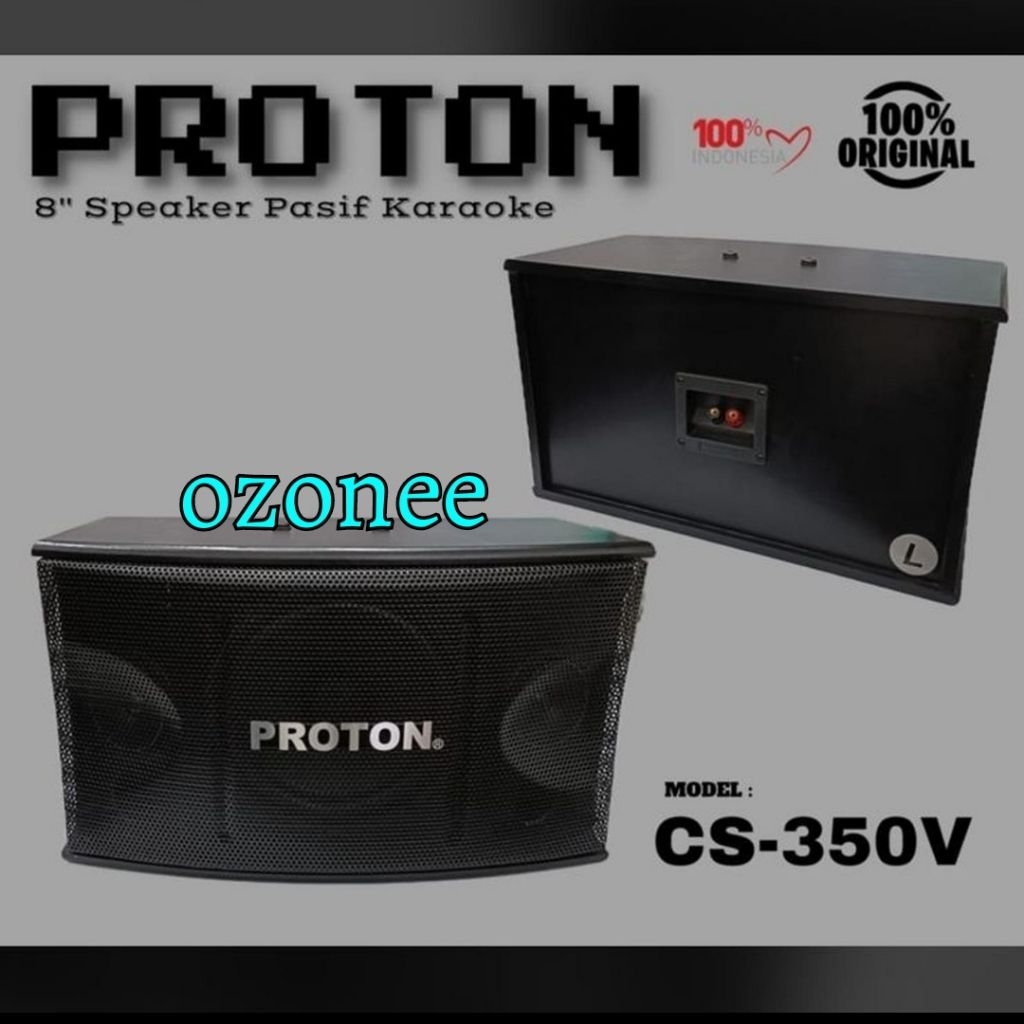 Speaker Pasif  8 Inch Proton CS 350V / CS350V / CS 350 V Sepasang 2 Unit Original