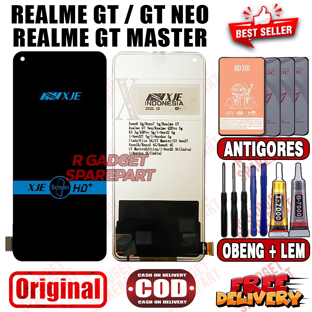 LCD TOUCHSCREEN REALME GT / GT NEO / REALME GT MASTER ORIGINAL XJE FULLSET