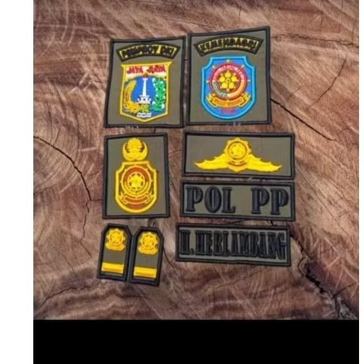 bordir atribut satpol pp timbul terbaru bisa custom